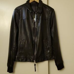All Saints Leather Jacket with Tags